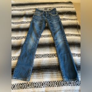 Buckle black fit no. 7 straight leg jean size 27 regular length